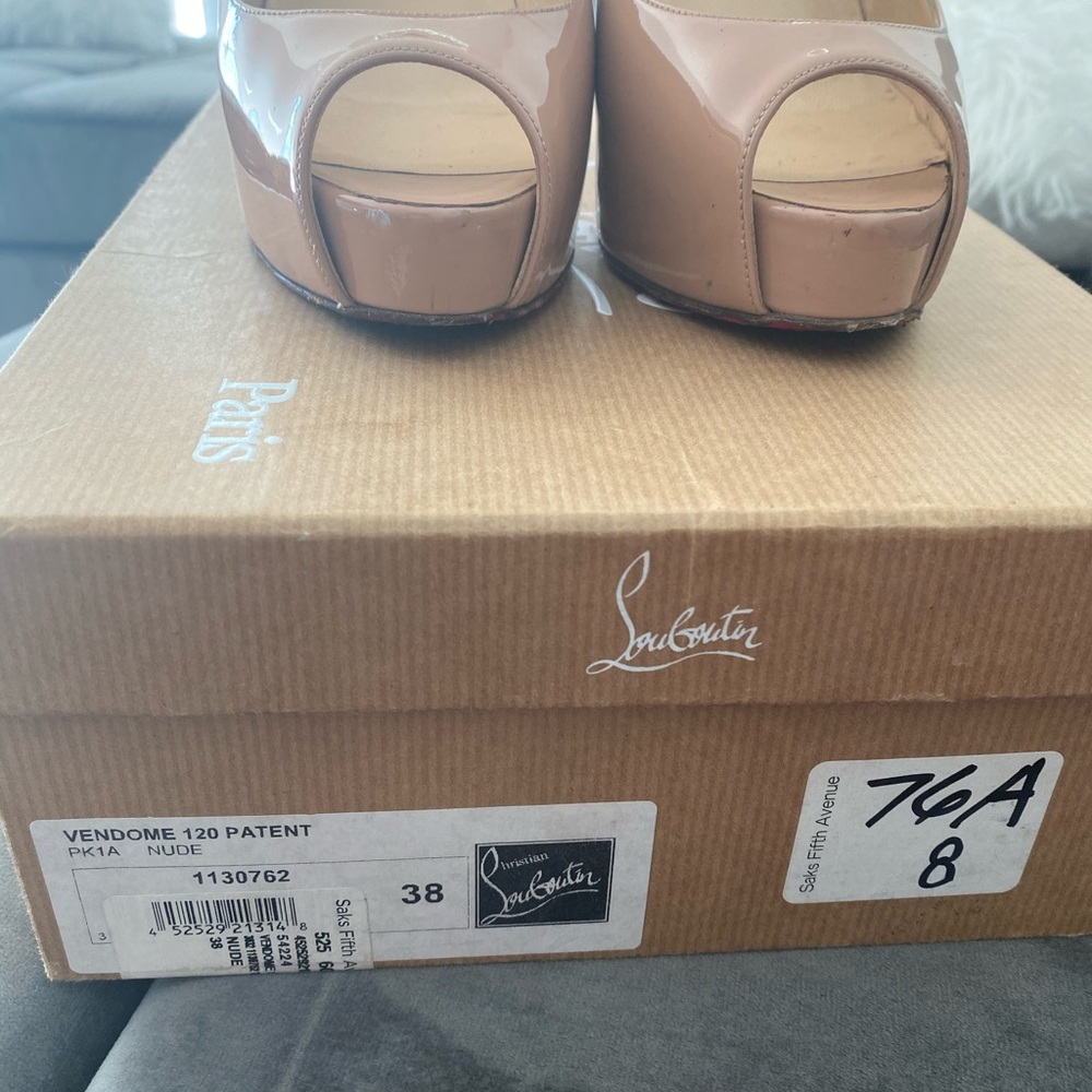 Viéndome 120 patent size 38  Christian Louboutin - Picture 3 of 8